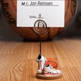 thumbnail image 3 of Basketball Football Soccer Table Number Card Holder Photo Memo photo clip Clip Wedding Table Decor, 3 of 7