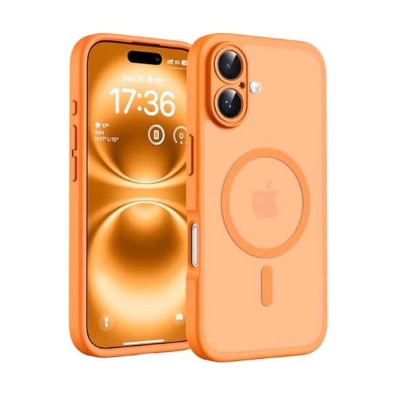 Eryueer for Phone 16 Case, Compatible with Magsafe Charger, Full Camera Protection, Drop Protection, Translucent Matte Phone Case for iPhone 16 6.1 inch