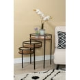 thumbnail image 2 of Powell Dason Urban 3-Tier Wood & Metal Plant Stand, Natural/Black, 2 of 24