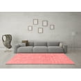 thumbnail image 3 of Ahgly Company Indoor Rectangle Solid Red Modern Area Rugs, 7' x 10', 3 of 4