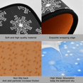 thumbnail image 2 of 2-Piece Kitchen Mat Set Non Slip Washable Floor Mats Decorative Rugs for Kitchen Sink Laundry Black and White Lace Pattern, 2 of 7