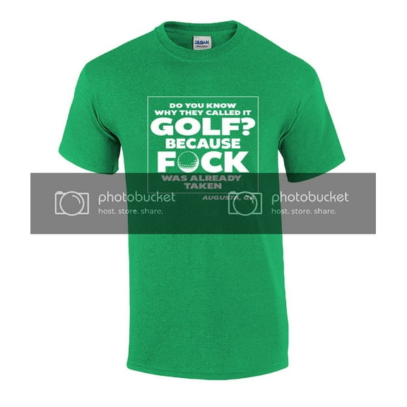 Funny Augusta Georgia Tournament Why Do They Call It Golf Short Sleeve T-shirt-XXXL Irish Green
