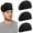 Black+Black+Black, variant on Running Headband for Men and Women - Wide Moisture Wicking Sweatbands for Fitness, Running, Hiking, Cycling, Yoga, Basketball