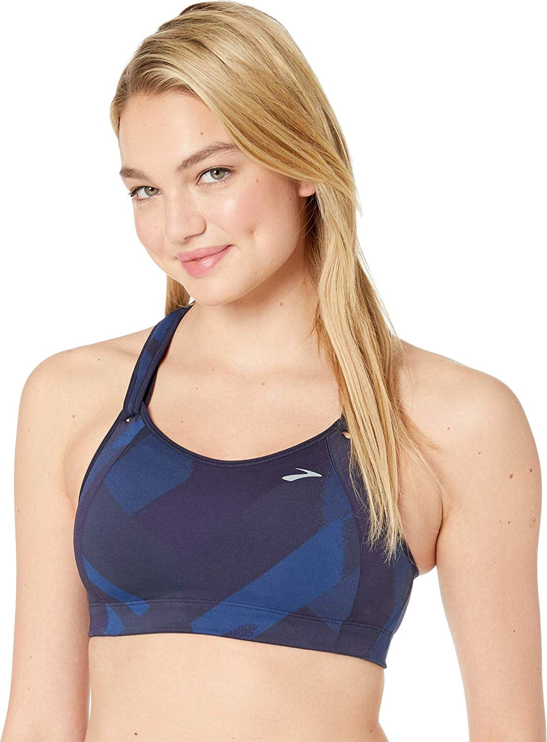 Brooks Brooks Women's Rebound Racer High Impact Sports Bra Navy