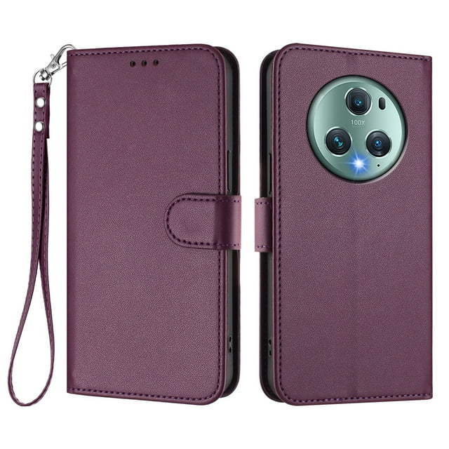 Funda Cartera GANGXUN para Honor Magic 5 Pro 5G – Cierre Magnético, Protección RFID, Correa Desmontable, Compatible con Carga Inalámbrica