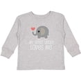 thumbnail image 3 of Inktastic My Great Uncle Loves Me Gift Boys or Girls Long Sleeve Toddler T-Shirt, 3 of 5
