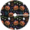 thumbnail image 1 of FMSHPON Halloween Ghost Pumpkin Xmas Christmas Tree Skirt Stand Mat for Holiday Party Decoration Indoor Outdoor 36 inches, 1 of 6