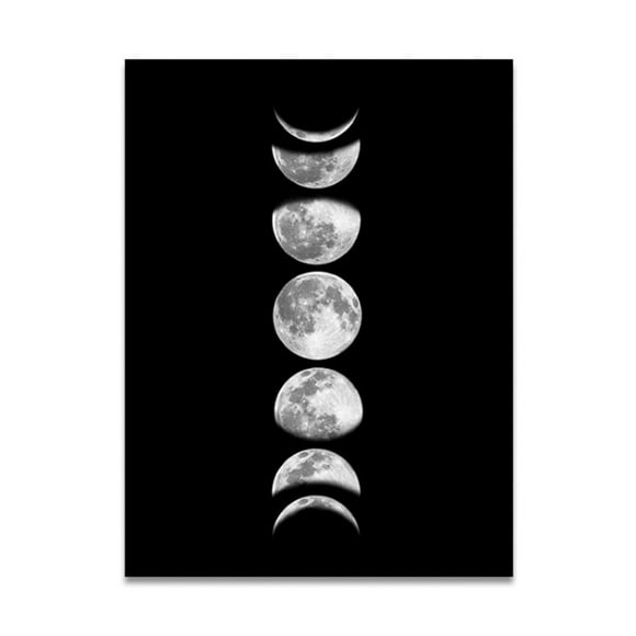 Canvas Wall Pictures For,Moon Phases Canvas Painting Canvas Wall Pictures Home Office Decorations High-Precision Functionality