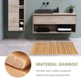 thumbnail image 4 of Miangastore Anti-skid Door Mat Bathroom Bamboo Rug Non-slip Foot Mat Bamboo Floor Mat, 4 of 8