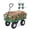 Green, variant on 400LBS Heavy Duty Steel Garden Cart, Garden Wagon Cart on Wheels, Metal Yard Utility Wagon with Removable Mesh Sides, 10" All Terrain Tires, 180° Rotating Handle for Lawn, Garden, Farm