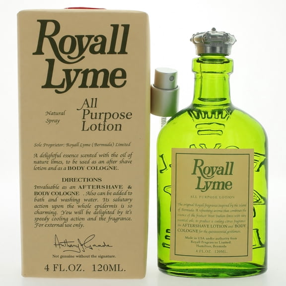 Royall Lyme by Royal Fragrances 4 oz All Purpose Lotion