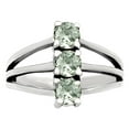 thumbnail image 3 of Prasiolite (Green Amethyst) - Brazil 925 Sterling Silver Ring s.7 Jewelry DGR1124_F_7 R-1050, 3 of 7