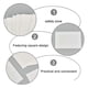 thumbnail image 5 of 20pcs 11.6x8.2 Inch Ceramic Fiber Rectangle Paper White Microwave Kiln Paper For Diy Fusing Glass J, 5 of 5