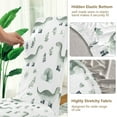 thumbnail image 5 of Yayeee 4 Pack Dining Chair Covers Stretch Parson Chairs Slipcovers Seat Protector, Green Dinosaur Pattern, 5 of 6