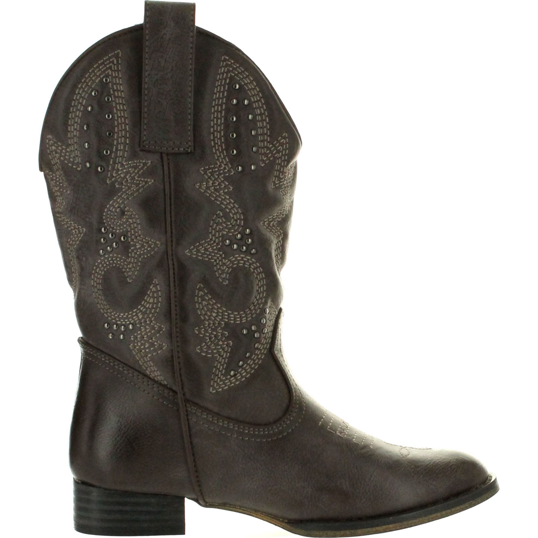 VOLATILE Kid's Lottie Fashion Boot | Girls' Vegan Leather Bootie With Harness & Lug Sole