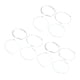 thumbnail image 1 of Accesorio Para Cuerdas De Violín, Cuerdas Para Violín Fáciles De Instalar, Plateadas, 12 Piezas, 3 Juegos Para 1/2, 1 of 7