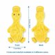 thumbnail image 2 of Plush Toys Durable Duck Design Chew Toy for Dogs - Interactive Grinding Teeth Squeak Plush Toy!, 2 of 5