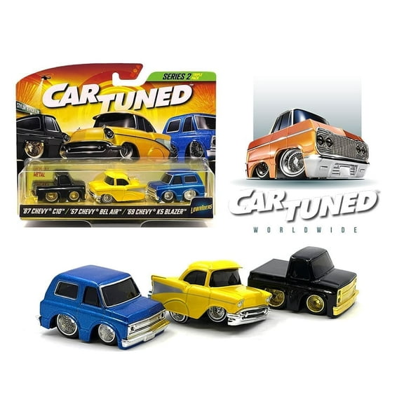 CarTuned 1:64 Lowriders Series 2 Stylin’ & Profilin’ 3 Pack 2024