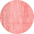 thumbnail image 1 of Ahgly Company Indoor Round Solid Red Modern Area Rugs, 7' Round, 1 of 4