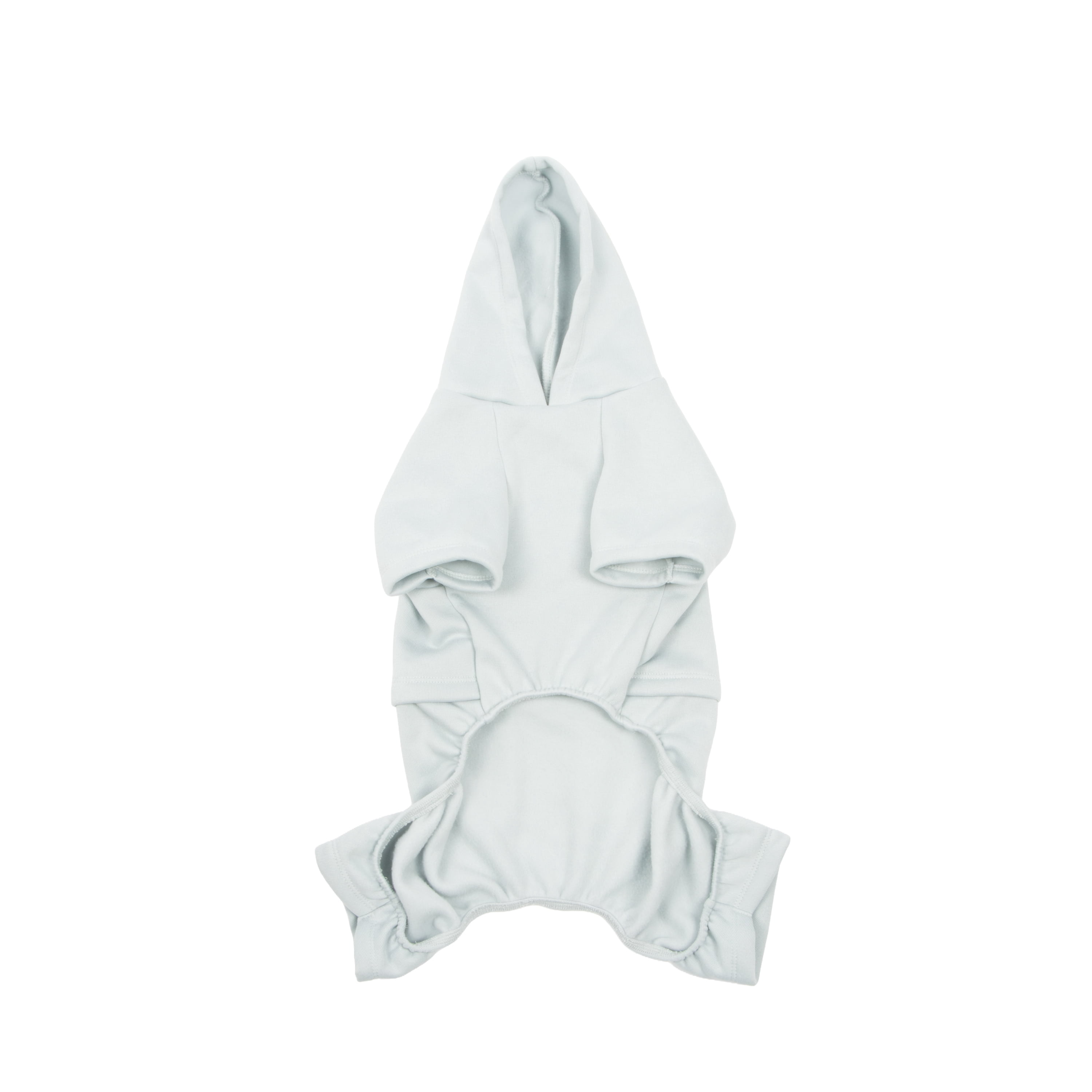 Oodles Hooded Fall One Piece Dog Workout Suit, Blue, Large
