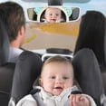 thumbnail image 3 of Baby Car Mirror - Wide, Convex Back Seat Baby Mirror for Car is Shatterproof and Adjustable - Car Seat Mirror Helps Keep an Eye on Your Infant, 3 of 7