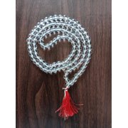 Kamada Combination of Crystal quartz(Sphatik) mala and exquisite Shri Kanakdhara yantra,Spritual Necklace/rosary for Women and Men