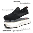 thumbnail image 2 of AUXDIQ Safety Trainers Men Women Steel Toe Cap Trainers Lightweight Work Shoes Comfy Industrial Sneakers Construction Work Boots, 2 of 6