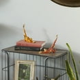 thumbnail image 4 of 7"H, 6"W Multi Colored Polystone Frog Sculpture, by DecMode (3 Count), 4 of 20