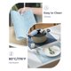 thumbnail image 5 of Placemats Leetaltree, tejido suave, azul cielo, juego de 6 unidades de vinilo PVC, 5 of 8
