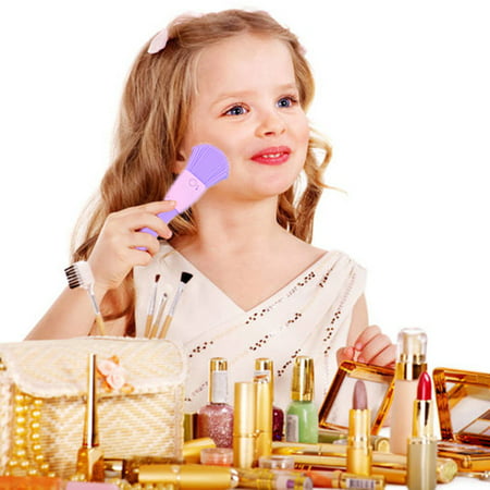 Little Girls Kids Pretend Play Makeup Dressing Cosmetic Kit Learning Beauty Preschool Toys,Make Up Toy, Girls Makeup Toy