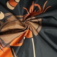 thumbnail image 4 of Vintage Halloween Spooky Shower Curtain for Bathroom Creepy Pumpkin Shower Curtain Set with Hooks 72 x 72 Inches Halloween Scary Pumpkin Black Cat Bathroom Decor, 4 of 6