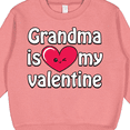 thumbnail image 3 of Inktastic Grandma is My Valentine Toddler Sweatshirt, 3 of 4