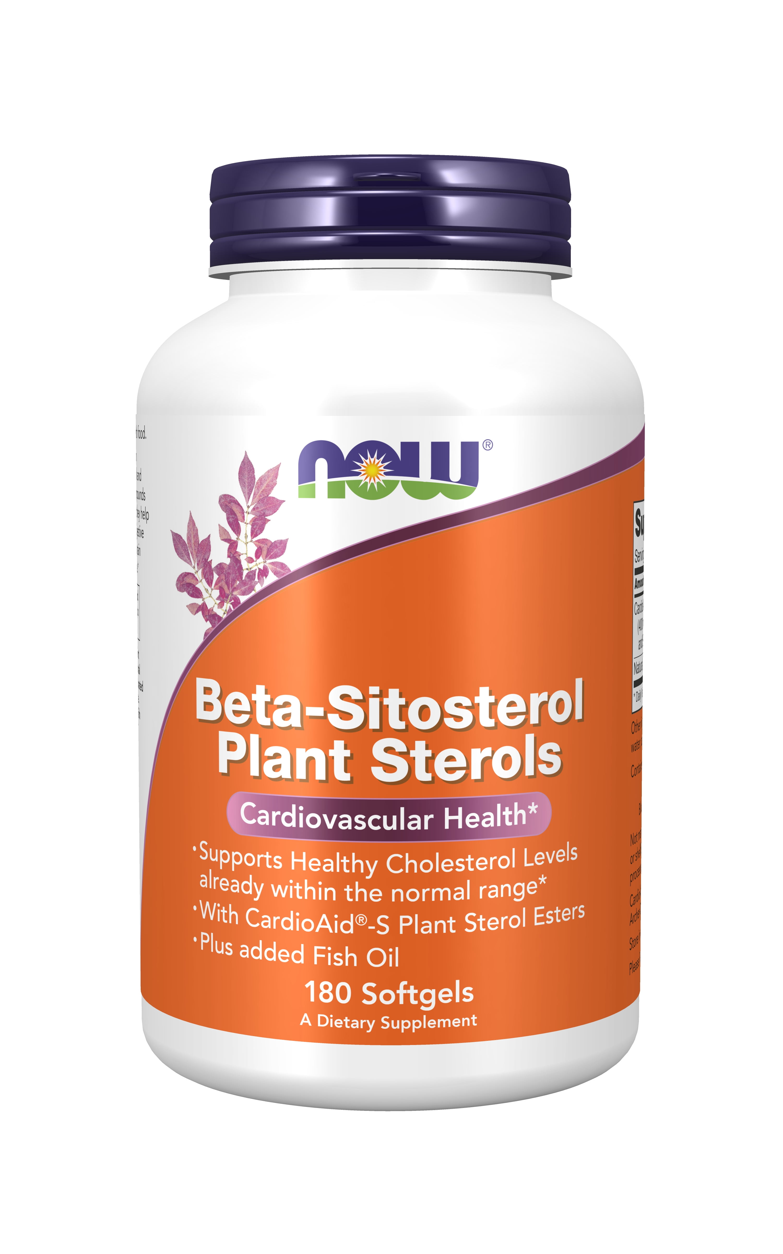 NOW Supplements, BetaSitosterol Plant Sterols with
