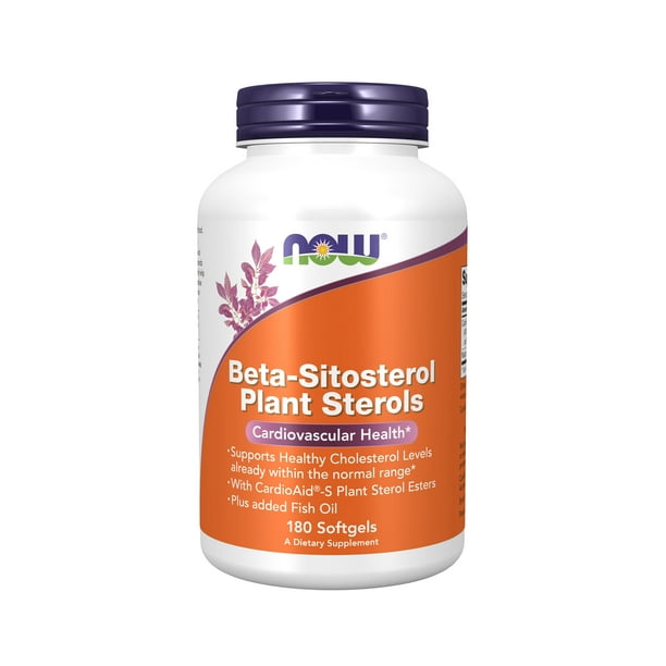 NOW Supplements, BetaSitosterol Plant Sterols with CardioAid®S Plant
