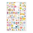 thumbnail image 2 of Ounissouiy Juego de 9 hojas de pegatinas para ventana de Pascua, decoraciones de pared para interiores, adornos para festivales, decoración de fondo, Decoración del hogar Ounissouiy HA061626-00B, 2 of 6
