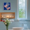 thumbnail image 5 of Canvas Print Wall Art Oil Paintings Independence Day USA Flag Heart Picture Prints Artwork for Living Room Kitchen Bathroom Bedroom,Stretched and Framed Ready to Hang,Red Blue White Stripes Stars, 5 of 9
