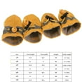 thumbnail image 1 of 4Pcs/set Portable Pet Dog Shoes Cover Non-slip Rain Boots Autumn Winter Dogs Paws Soft Shoes, 1 of 2