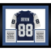 Framed Michael Irvin Dallas Cowboys Autographed Mitchell & Ness 1995 Throwback Navy Authentic Jersey with "HOF 2007" Inscription - Fanatics Authentic Certified