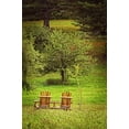 thumbnail image 2 of Foschino, Suzanne 13x18 Gold Ornate Wood Framed with Double Matting Museum Art Print Titled - Mountain Chairs, 2 of 4