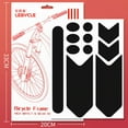 thumbnail image 3 of 2xBike Frame Protector Sticker Tape Bicicleta Proteger Cubierta Negro Sunnimix Protector de cuadro de bicicleta, 3 of 7