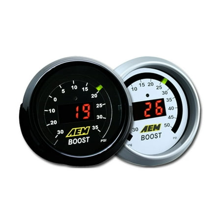Aem Boost - AEM PERFORMANCE ELECTRONICS 30-4406 DIGITAL BOOST GAUGE. -30~5PSI