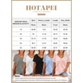 thumbnail image 5 of HOTAPEI Womens Plus Size Tops Summer Short Sleeve V Neck Loose Casual Tee Shirt (1X-5X), 5 of 6