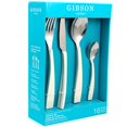 thumbnail image 1 of Gibson Home 80143.16 16 Piece Deco Shine Flatware Set - White, 1 of 1