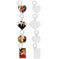 thumbnail image 5 of ZPAQI 36 Pcs Sublimation Heat Transfer Keychains Double-Side Printed Jewelry Making, 5 of 14