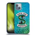 thumbnail image 1 of Head Case Designs Officially Licensed Riverdale South Side Serpents Glitter Print Logo Soft Gel Case Compatible with Apple iPhone 14, 1 of 7