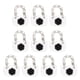 thumbnail image 1 of 10 Uds bolsa en miniatura realista exquisita Mini bolsa de Metal decorativa para casa de muñecas a escala 1/12 1/6 manualidades DIY blanco, 1 of 14