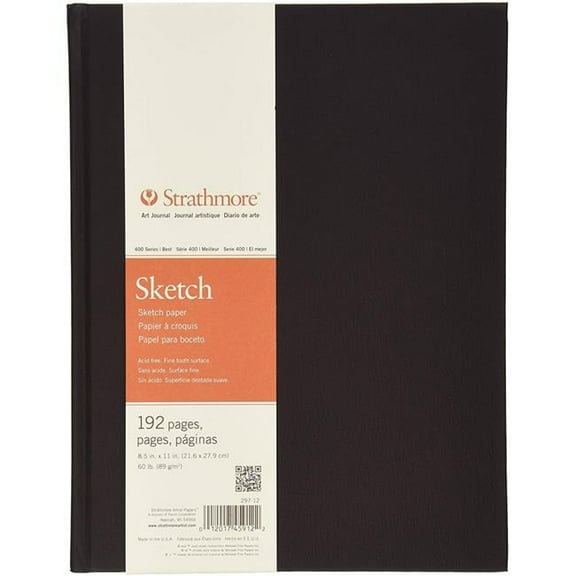 Strathmore 297-12 8.5 x 11 in. Strathmore Hardcover Sketch Pad
