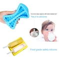 thumbnail image 3 of Molde de silicona para helados, moldes creativos para palitos de paletas de bricolaje con tapa hecha de silicona apta para alimentos, juego de 2 (amarillo + azul) Xemadio 2033797, 3 of 9