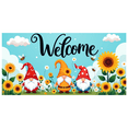 thumbnail image 2 of LUUFILx Welcome Backdrop Banner Vibrant Sunburst Design Perfect for Party Showers Office Decor Photography Background Celebration Event Decorations Cloud Elements, 2 of 9