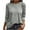 Gray, variant on APEXFWDT Women's Light Fleece Crew Neck Sweatshirt Ruched Raglan Sleeve Fall Pullover Solid Color Stylish Athletic Top,M,Black